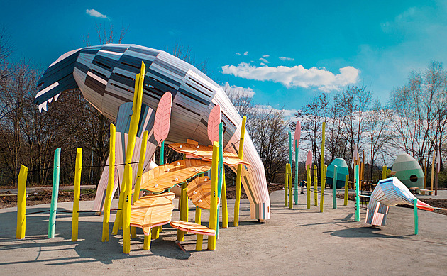 U Galerie Butovice se otevře volnočasový park, láká na jedinečné hřiště
