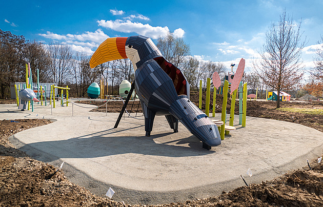U Galerie Butovice se otevře volnočasový park, láká na jedinečné hřiště