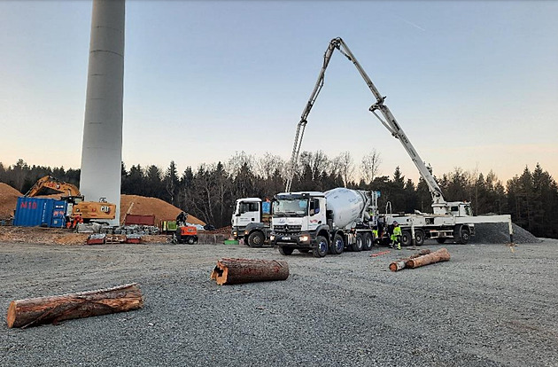 Na Svitavsku začíná růst větrná elektrárna, bude nejvýkonnější v Česku