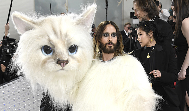 Lagerfeldova kočka, perly i bizarní kreace. Celebrity si užily Met Gala