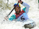 Vavinec Hradilek bhem 1. závodu eského poháru ve slalomu
