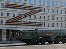 Pípravy na vojenskou pehlídku v Moskv (9. kvtna 2023)