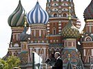 Prezident Vladimir Putin se úastní vojenské pehlídky v Moskv. (9. kvtna...