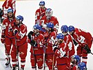 etí hokejisté prohráli na hrách v Brn se výcarskem 2:3.