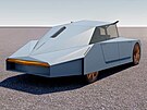 Návrh novodobého Tatraplanu od eského designéra Pavla Hrubého