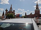 Protidronová opatení okolo Kremlu v Moskv. (4. kvtna 2023)