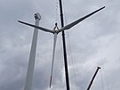 Demont� p�vodn� v�trn� elektr�rny De Wind D4.