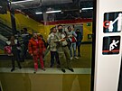 První den provozu metra v ekvádorském Quitu (2. kvtna 2023)