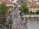 Praský maraton 2023. Karlv most (7. 5. 2023)