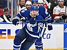Michael Bunting (58) v dresu Toronto Maple Leafs