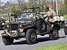lenov vetern car clubu 3. armdy vyrej v rmci Slavnost svobody na jzdu...
