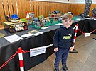 Nazar si velmi uil výstavu stavebnice Lego.