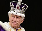 Král Karel III. v den korunovace (Londýn, 6. kvtna 2023)
