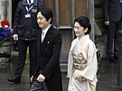 Japonský korunní princ Akiino a korunní princezna Kiko na korunovaci britského...