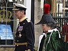 Timothy Laurence a princezna Anna na korunovaci britského krále Karla III....