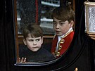 Princ Louis a princ George po korunovaci britského krále Karla III. (Londýn, 6....
