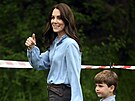 Princezna Kate a princ Louis na akci v rámci oslav korunovace krále Karla III....