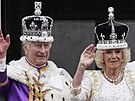 Britský král Karel III. a královna Camilla (Londýn, 6. kvtna 2023)
