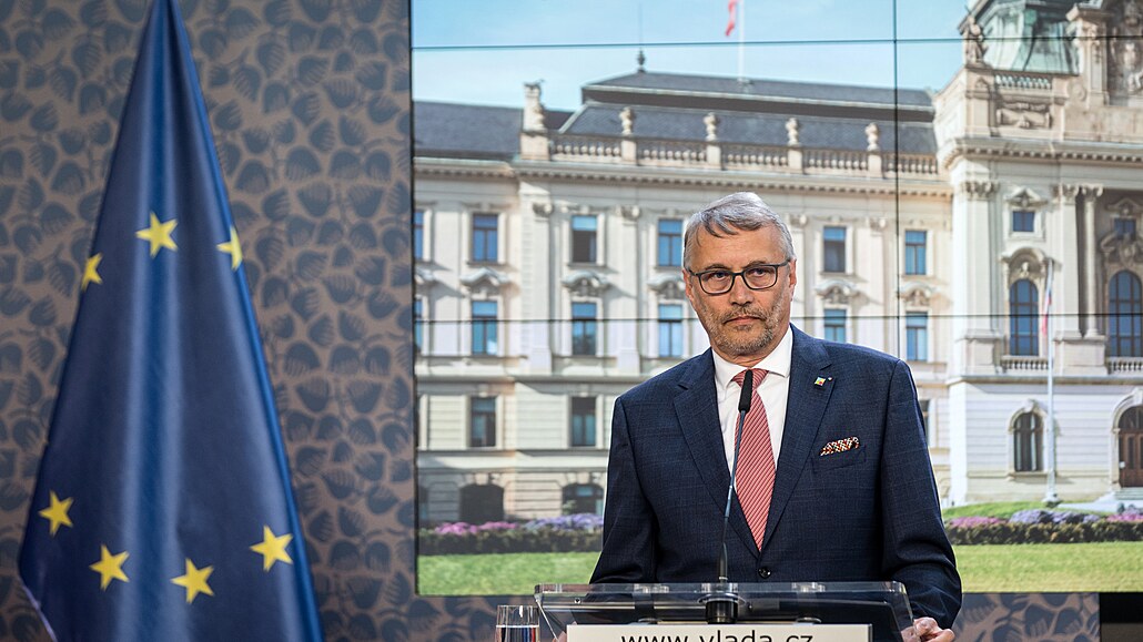 Martin Dvoák, ministr pro evropské záleitosti (4. kvtna 2023)