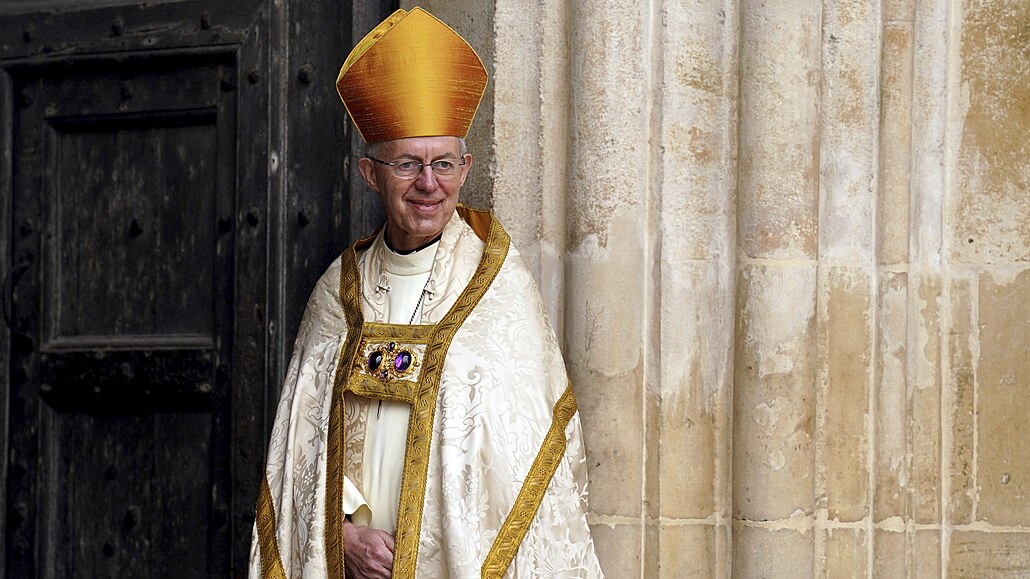 Arcibiskup z Canterbury Justin Welby. (6. května 2023)