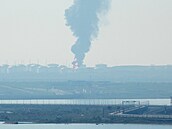 V ruském Krasnodarském kraji vypukl rozsáhlý po�ár ve skladu pohonných hmot....