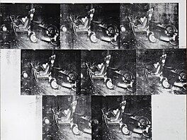 Andy Warhol : White Disaster - White Car Crash 19 Times (1963)