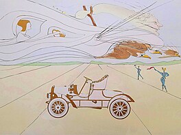 Salvador Dalí: Automobil (1975)