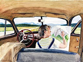 Edward Hopper: Jo in Wyoming (1946)