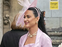 Katy Perry na korunovaci britského krále Karla III. (Londýn, 6. kvtna 2023)....