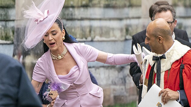 Katy Perry na korunovaci britskho krle Karla III. (Londn, 6. kvtna 2023)