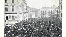 Manifestace pro �eskou univerzitu v Brn� ze dne 5. 3. 1911, která se konala...