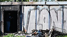 Osm lidí zem�elo p�i no�ním po�áru unimobun�k v Plotní ulici v Brn�. Po�ár...