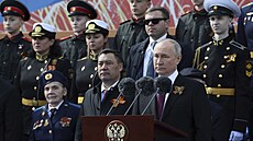 Ruský prezident Vladimir Putin pronáší projev během vojenské přehlídky v... | na serveru Lidovky.cz | aktuální zprávy