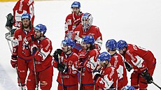 Čeští hokejisté prohráli na hrách v Brně se Švýcarskem 2:3.