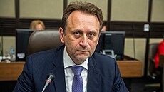 Slovenský ministr zemdlství Samuel Vlan (3. kvtna 2023)