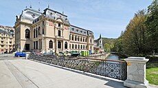 Prohlídka rekonstruovaných Císaských lázní v Karlových Varech tsn ped...