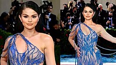 Falená Selena Gomezová na Met Gala vytvoená umlou inteligencí (2023)