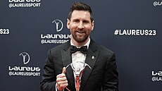 Lionel Messi jako dritel ceny Laureus