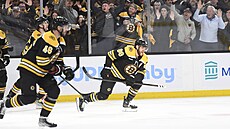 David Pastr�ák (88) z Bostonu skóroval, na led� slaví i David Krej�í (46).