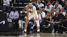 Stephen Curry z Golden State Warriors spokojený se svým výkonem