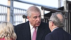 Princ Andrew na koncert� v rámci oslav korunovace krále Karla III. (Windsor, 7....