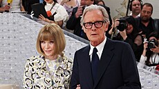 Anna Wintourová a Bill Nighy na Met Gala (New York, 1. kvtna 2023)