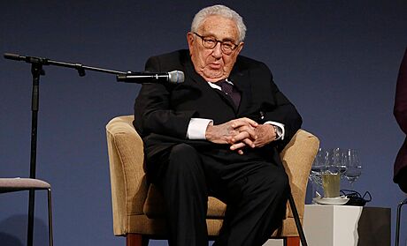 Bývalý americký ministr zahranií Henry Kissinger na konferenci v Berlín (21....