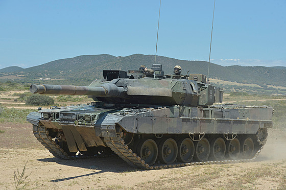 Bojový tank Leopard 2A7V nmecké armády.