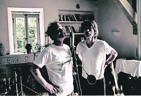 Chris Jagger (vlevo) se slavným bratrem Mickem