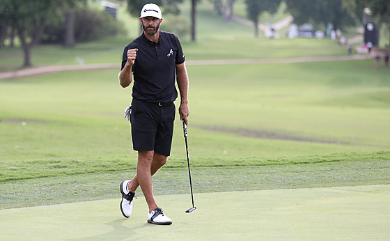 Dustin Johnson na turnaji v Tulse.