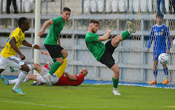 Momentka ze zápasu Jihlava - P�íbram