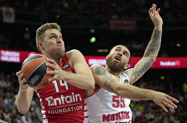 Čtvrtina řeckých snů. Olympiakos zdrtil naději Monaka a je finalistou Euroligy