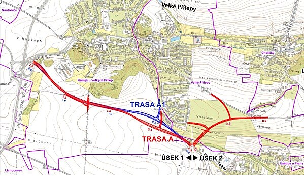 Druh� �sek obchvatu Velk�ch P��lep sm�rem na Roztoky bude dopln�n do Z�R.