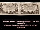 Moravsk� zemsk� muzeum v Brn� vystavuje nejstar�� pap�rov� pen�ze, se kter�mi...